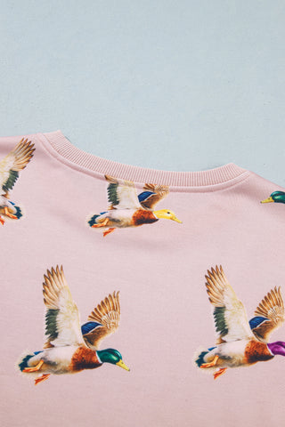 Multicolour Western Print Drop Shoulder Long Sleeve Sweatshirt