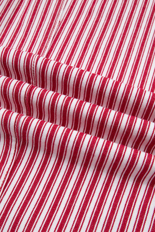 Black Stripe Drawstring Casual Loose Pants