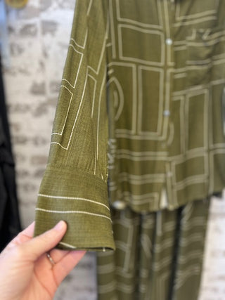 Stitched in Olive Set