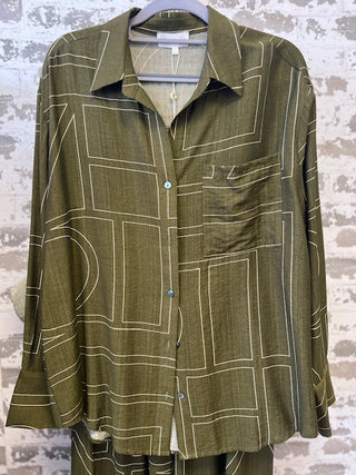 Stitched in Olive Set