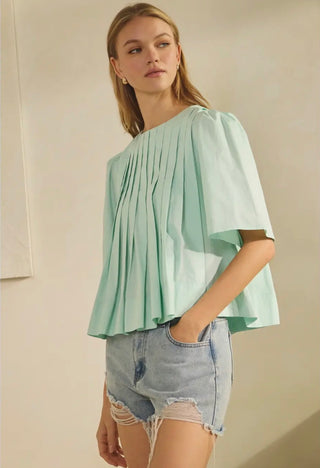 Hadley Pleat Blouse